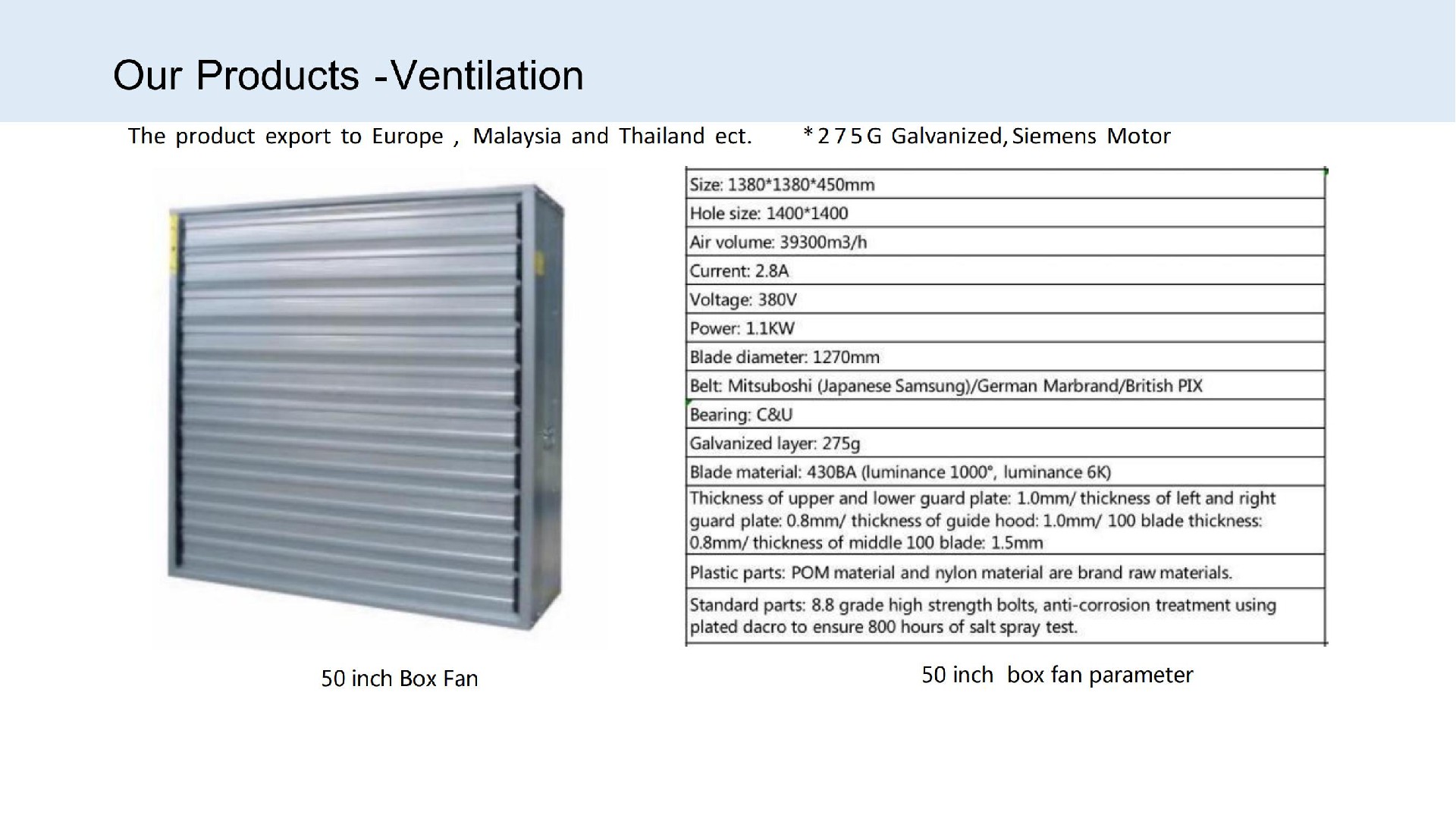 Ventilation