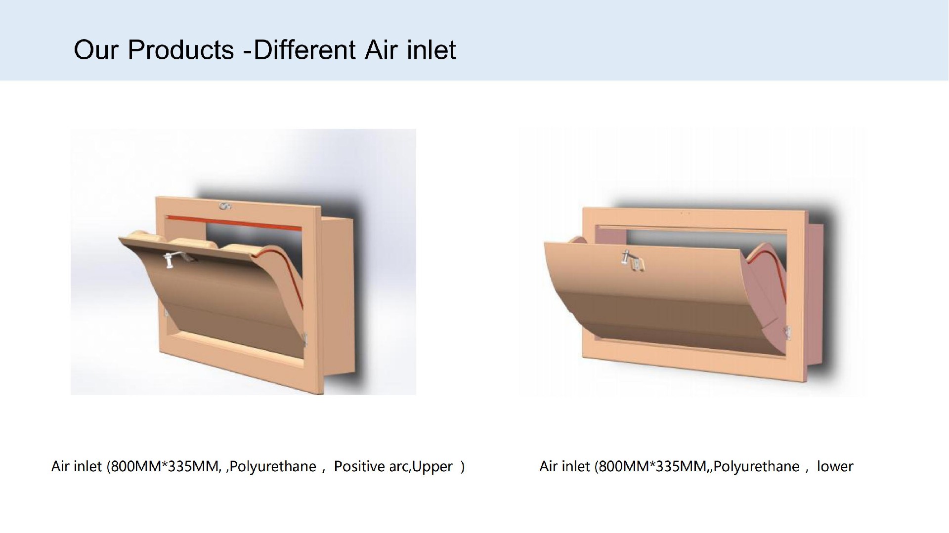 Different Air inlet